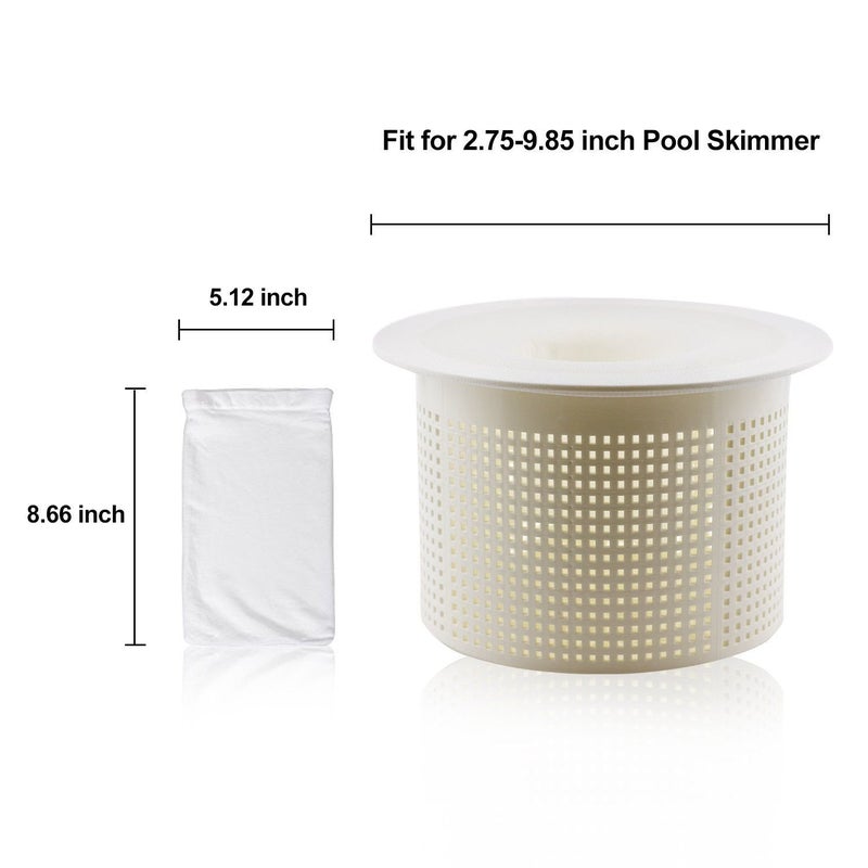 Coopache 30-Pack of Pool Skimmer Socks - Filters Baskets, Skimmers Cleans Debris and Leaves for In-Ground and above Ground Pools - Image 2